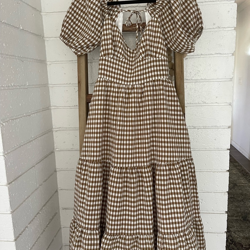Keen the Label gingham dress in size small